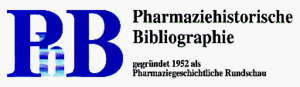 Logo der Pharmaziehistorische Bibliographie