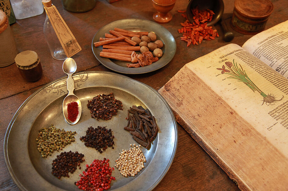 Glühwein und Gewürze